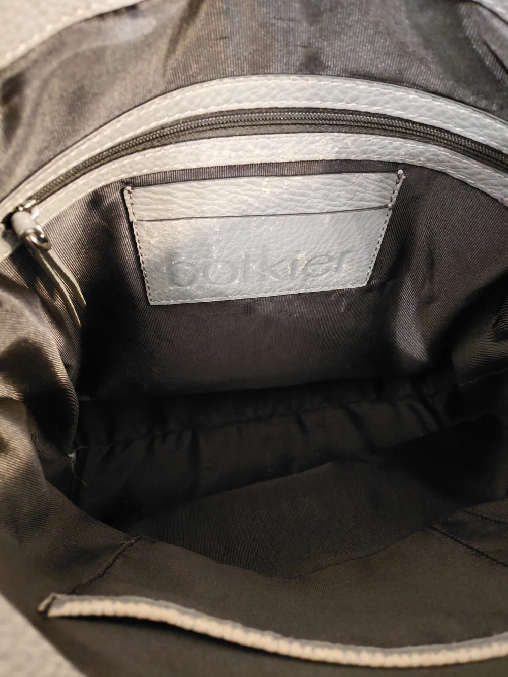 Botkier Gray Pebbled Leather Studded Backpack **read Description